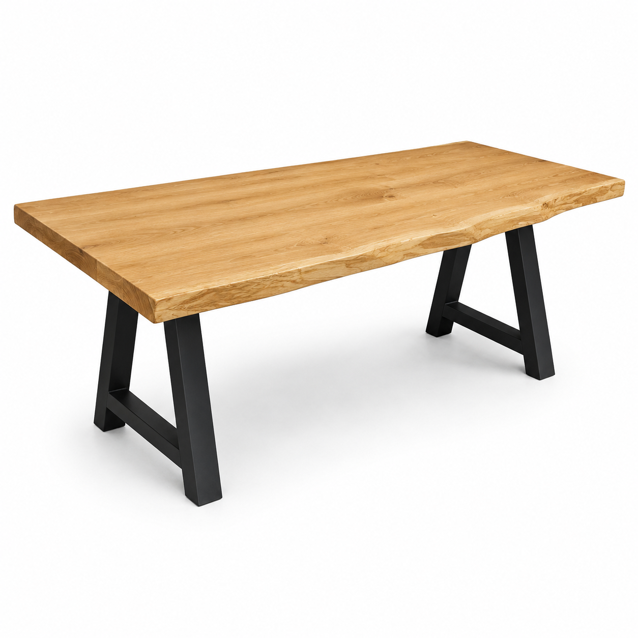 Industriële Boomstamtafel Geschubd - Afbeelding 2