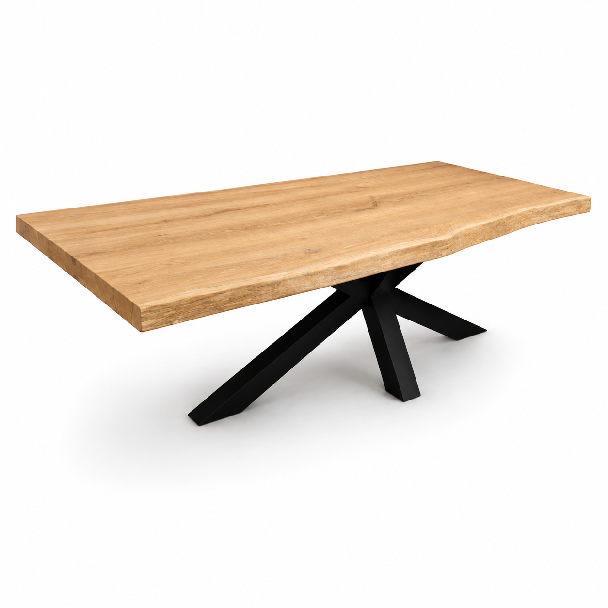 Industriële Boomstamtafel Geschubd
