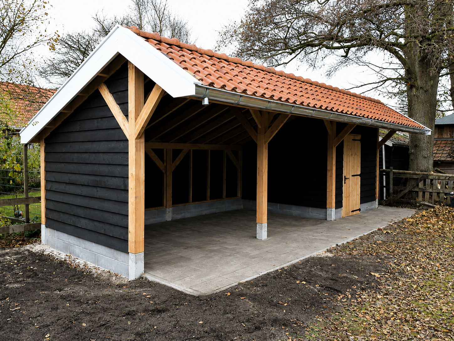 Kapschuur met Berging