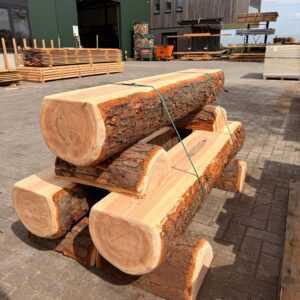 Bank halve boomstam