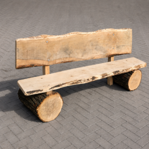 Boomstambank met Rugleuning